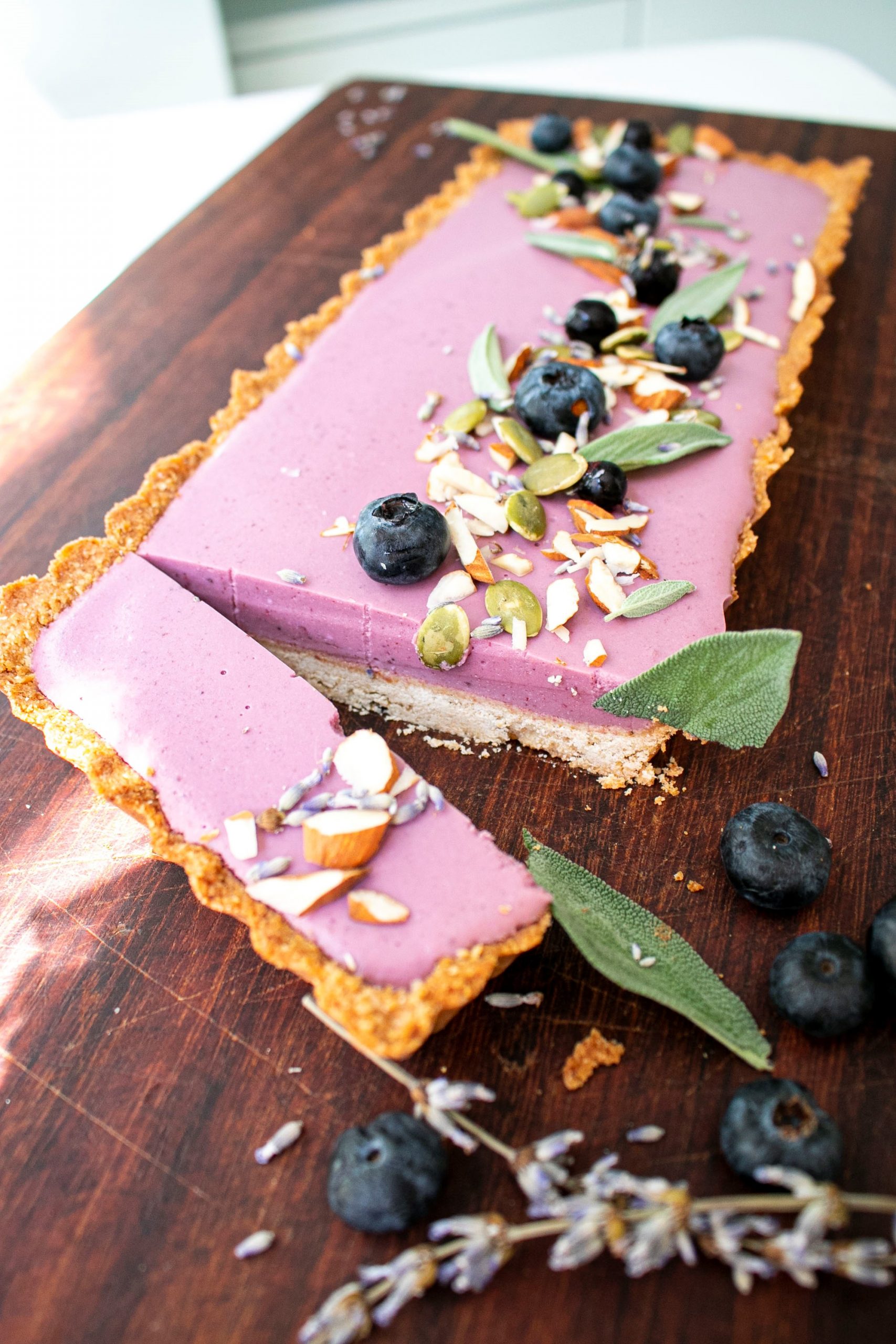 yaban mersinli tart